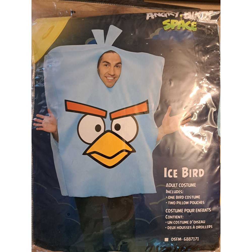 Angry Birds Space Ice Bird Adult Costume Paper Magic Group OSFM 6887171 NEW